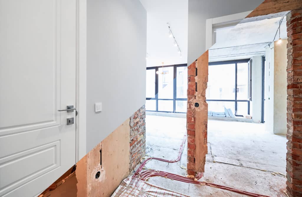 Before and after of a renovation